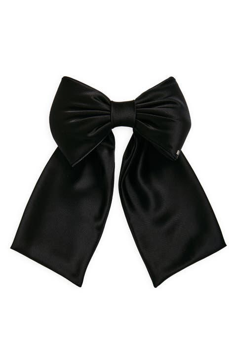 Satin Bow Barrette