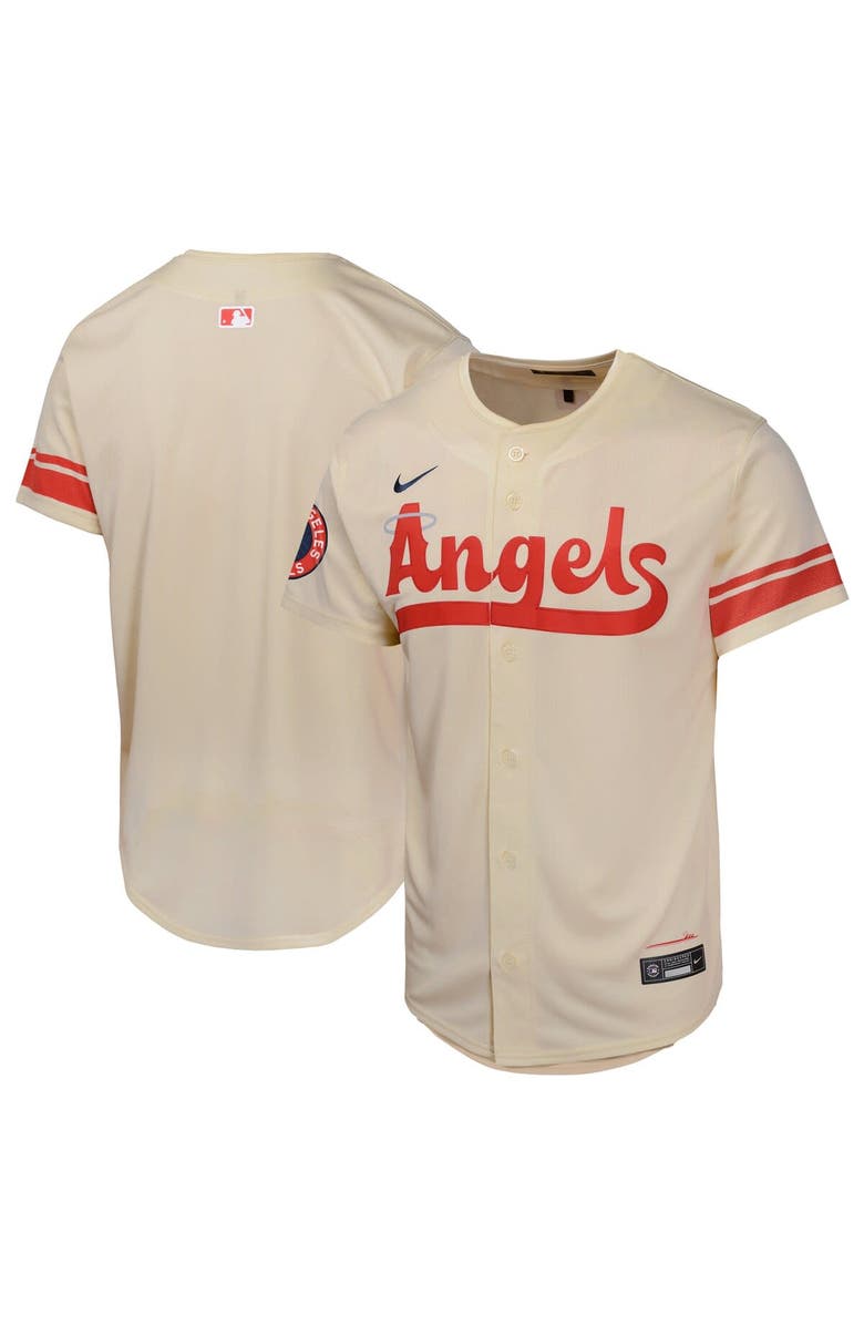Nike Youth Nike  Cream Los Angeles Angels City Connect Limited Jersey, Main, color, Cream