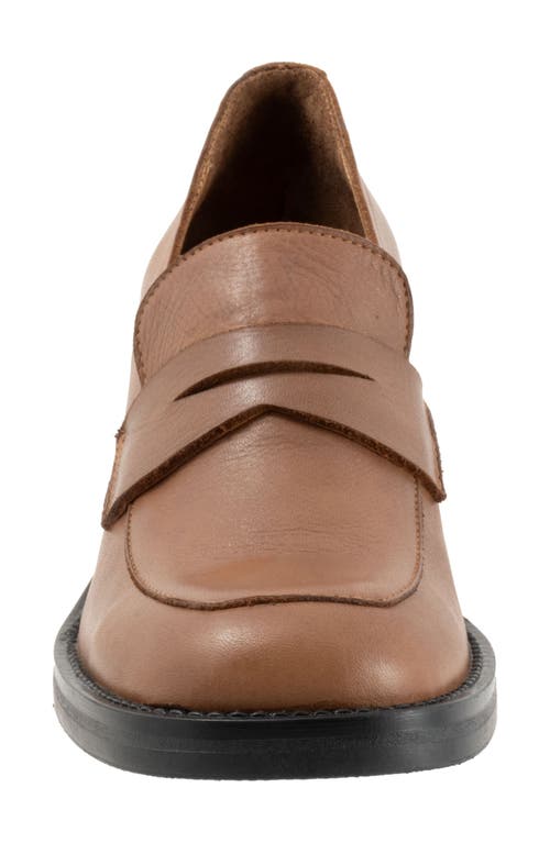 Bueno Ruth Penny Loafer Pump In Brown