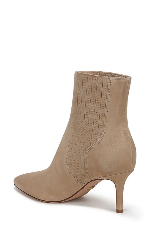 Veronica Beard Lisa 70mm Pointed Toe Bootie In Sand