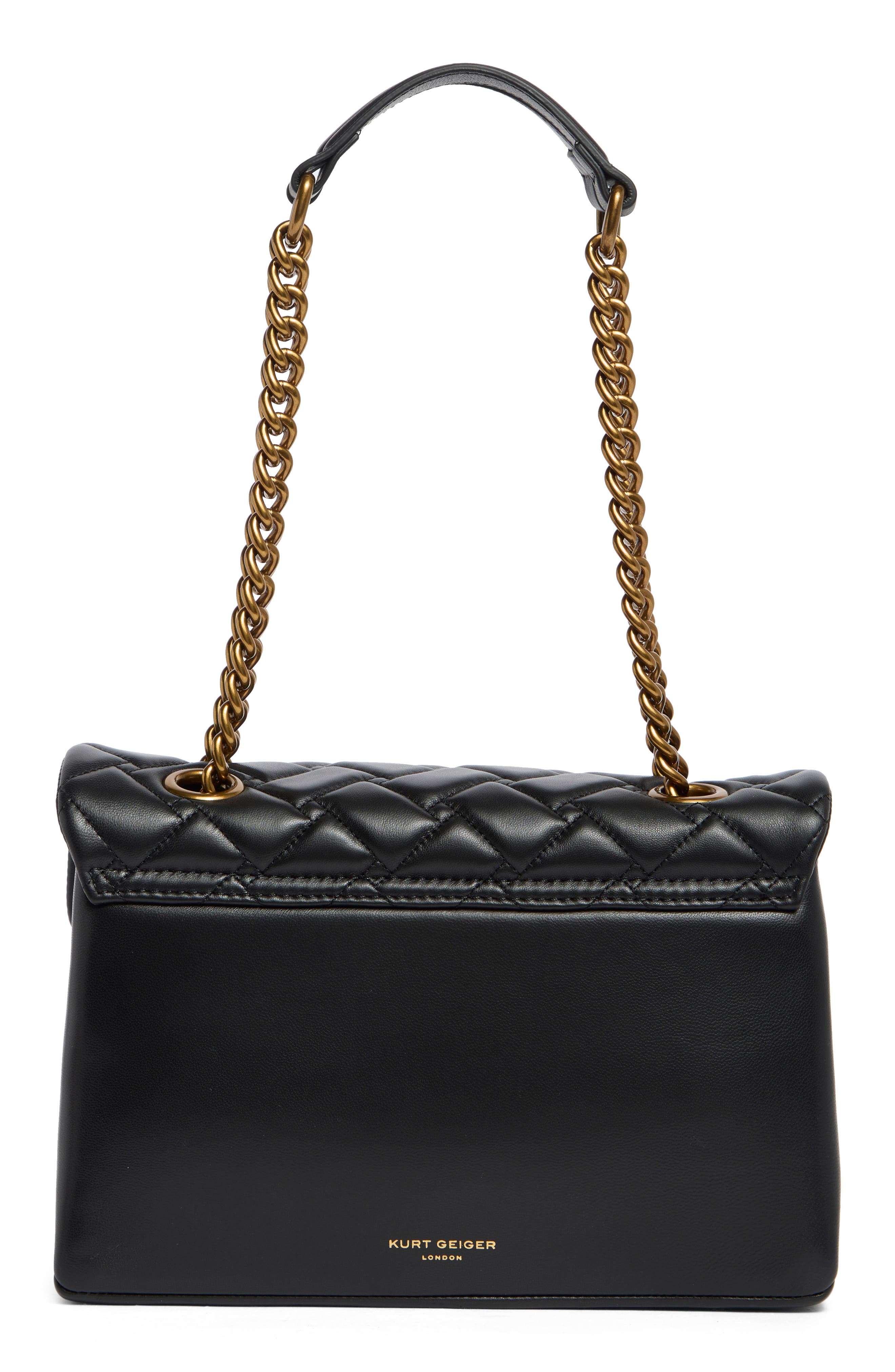 Kurt Geiger London Kensington Eye Leather Shoulder Bag, Alternate, color, 