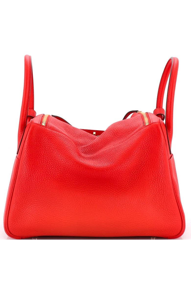 Pre-Owned Hermes Lindy Bag Clemence 30, Alternate, color, Rouge De Coeur