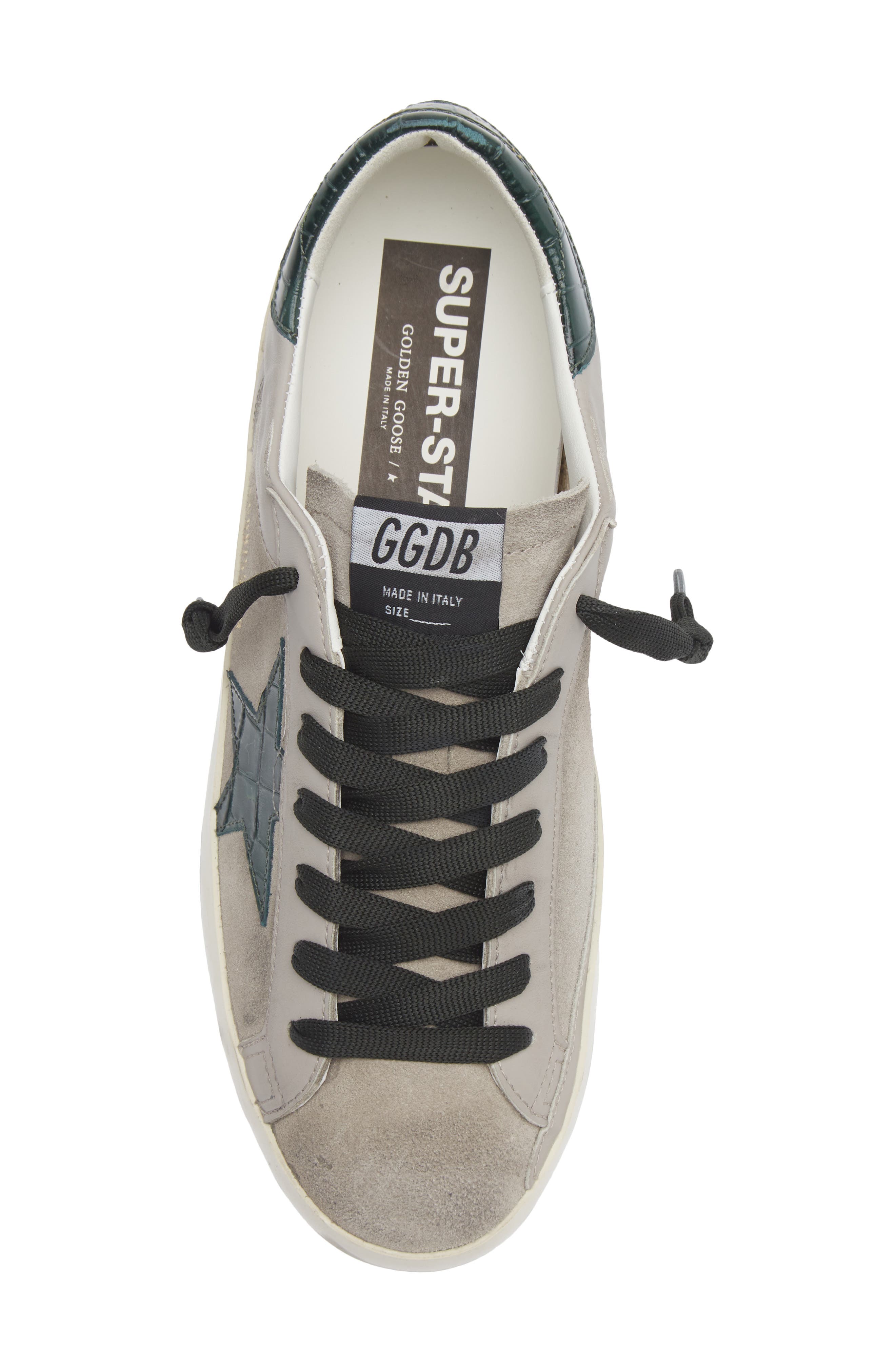 Golden Goose Super-Star Sneaker, Alternate, color, Grey/Beige/Green