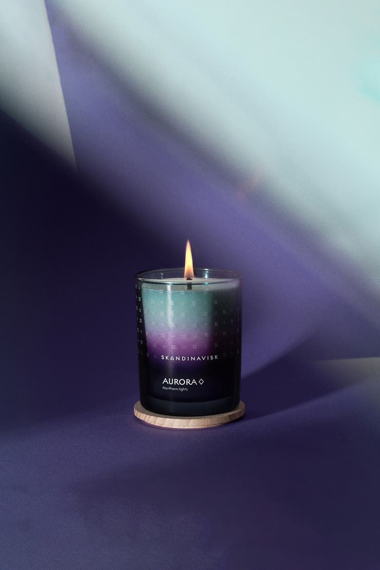 AURORA Scented Candle 200g, Alternate, color, Aurora Blue Sky