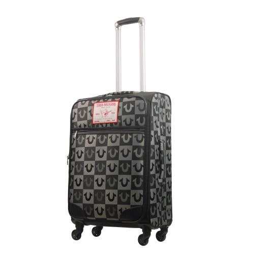 TRUE RELIGION TRUE RELIGION SOFT SIDED 27" EXPANDABLE, CHECKERED SPINNER LUGGAGE