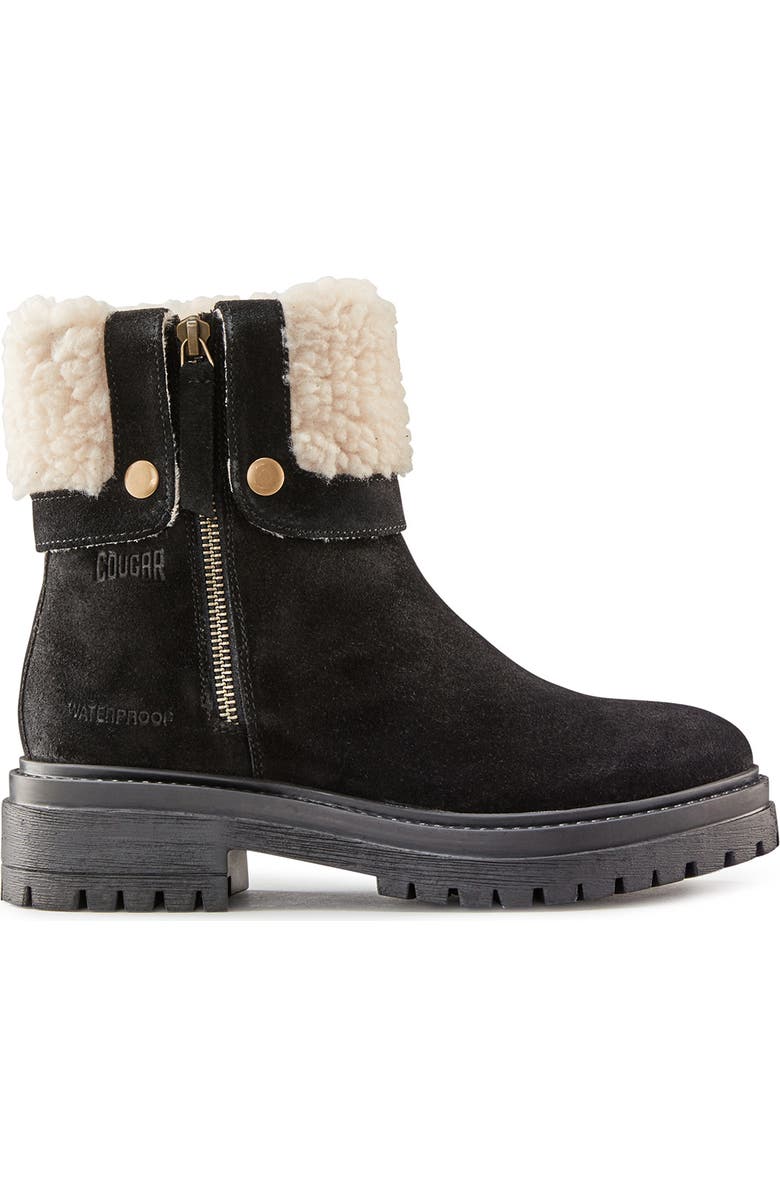 Cougar Vigo Faux Shearling Cuff Waterproof Boot, Alternate, color,