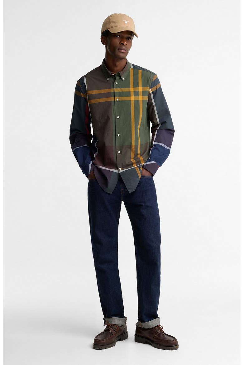 Dunoon Oversized Tartan Cotton Poplin Shirt, Alternate, color, CLASSIC TARTAN