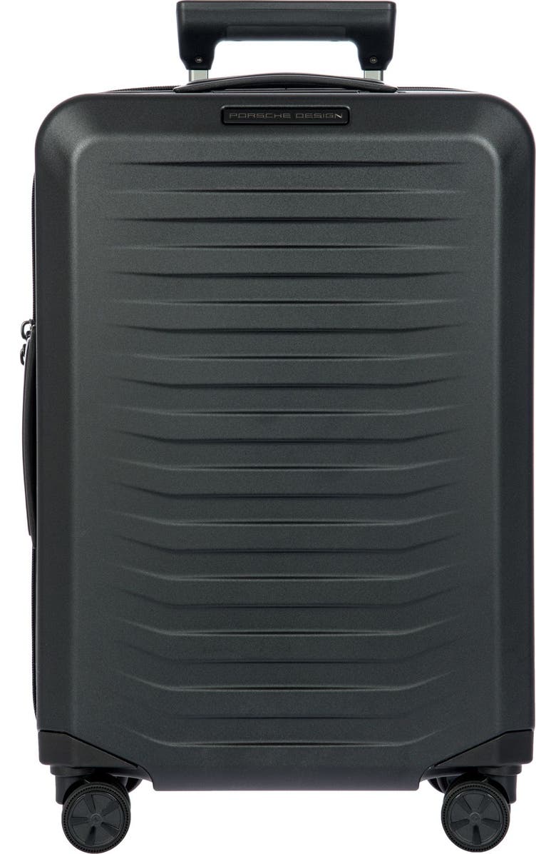 Porsche Design Roadster 21" Carry-on Spinner, Alternate, color, Black Matte