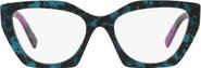 Prada 54mm Cat Eye Optical Glasses