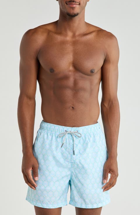 Ditzy Palm Volley Swim Trunks
