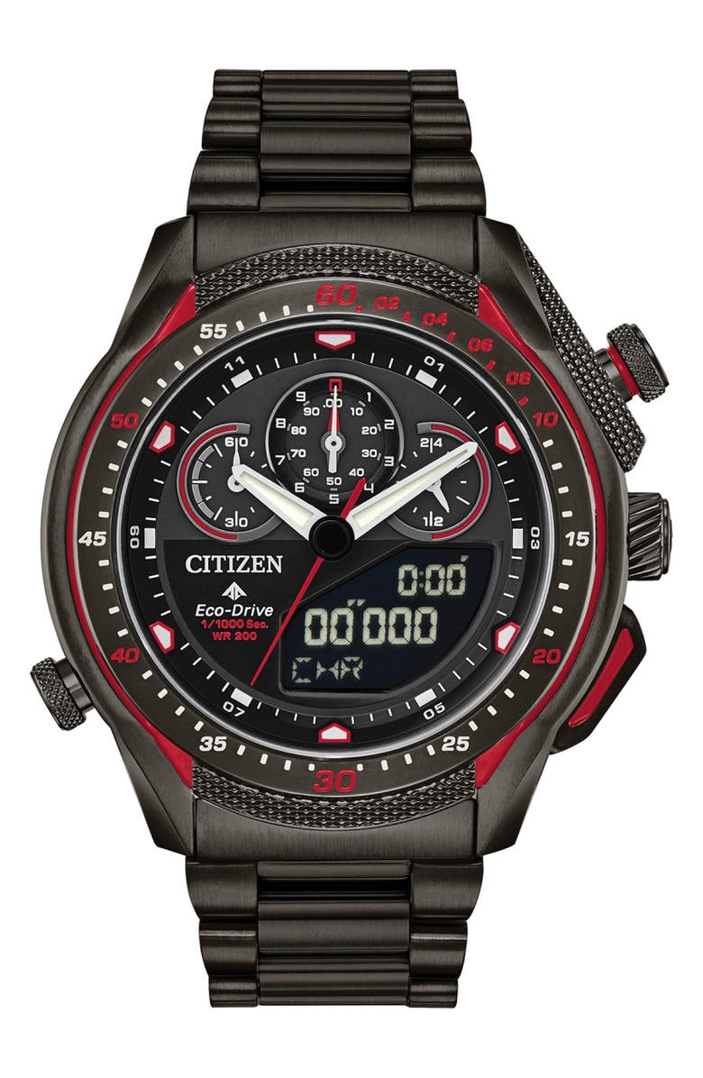 Citizen Promaster Eco-Drive Stainless Steel Watch, 46mm, Main, color, 