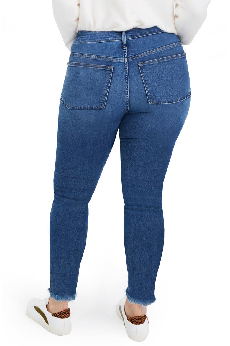 10-Inch High-Rise Skinny Jeans: Button-Front Edition, Alternate, color, MACKEY WASH