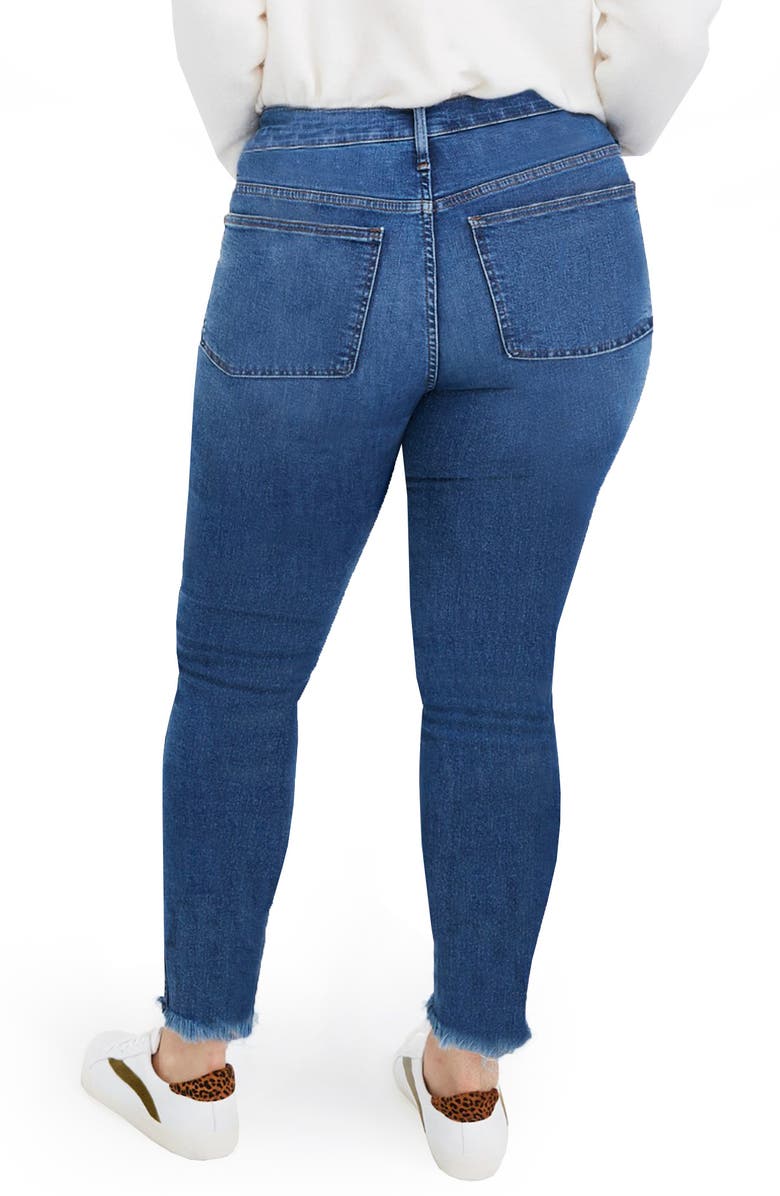Madewell 10-Inch High-Rise Skinny Jeans: Button-Front Edition, Alternate, color, 