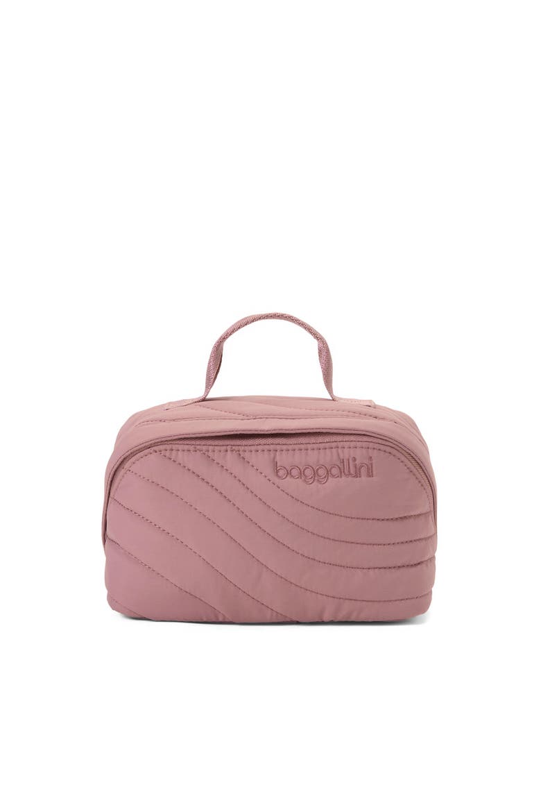 Set Wave Accordion Travel Organizer, Main, color, Rose Quartz Wave Puff
