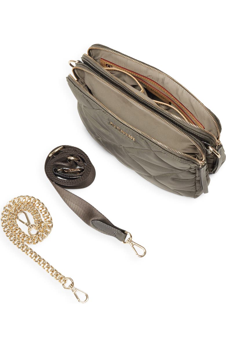 MZ Wallace Madison Quilted Nylon Crossbody Bag, Alternate, color,