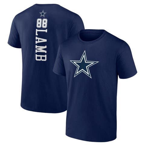 Men's Fanatics Branded CeeDee Lamb Navy Dallas Cowboys Playmaker T-Shirt