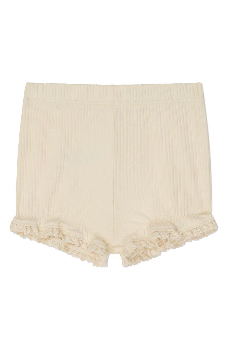 MORI Ruffle Short Sleeve Rib Cardigan & Shorts Set, Alternate, color,