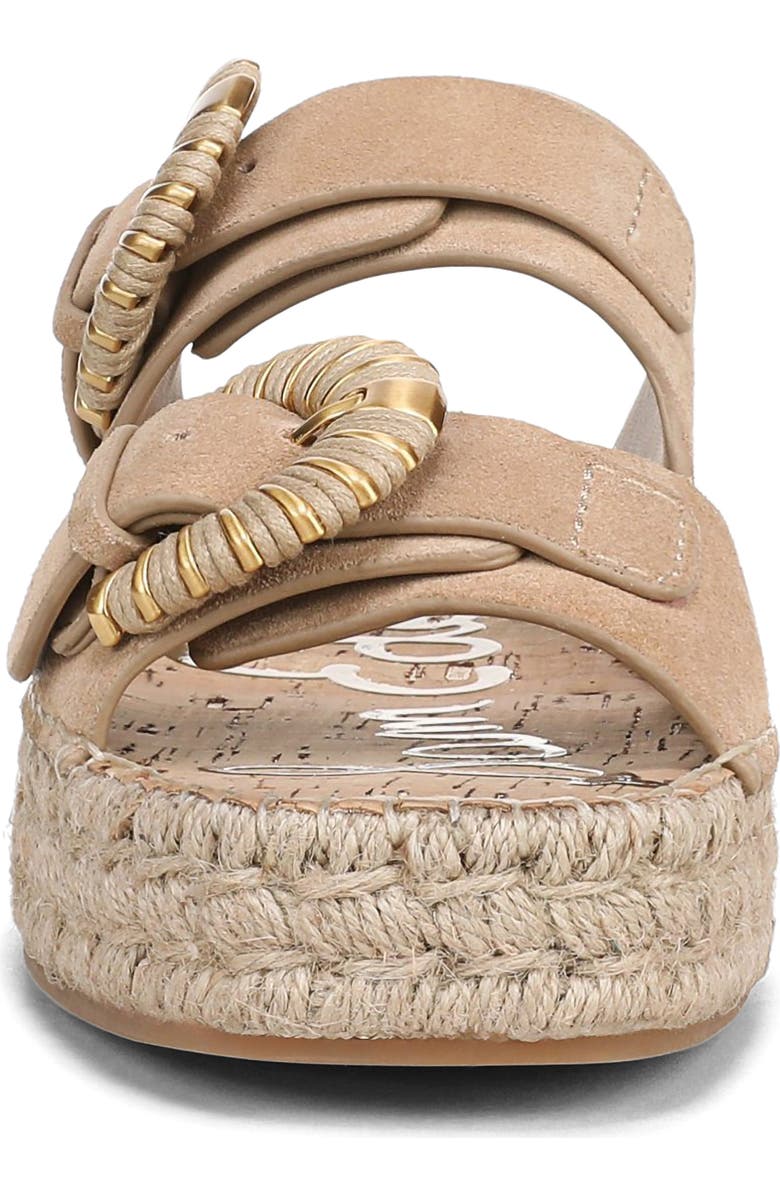 Sam Edelman Tabbey Espadrille Platform Slide Sandal, Alternate, color, Cyprus Tan