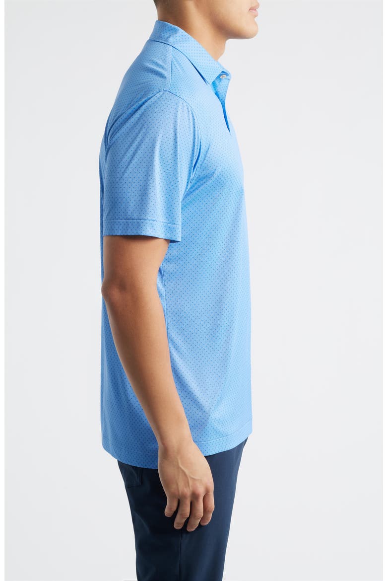 Featherweight Starmount Microprint Performance Polo, Alternate, color, BLUEBIRD