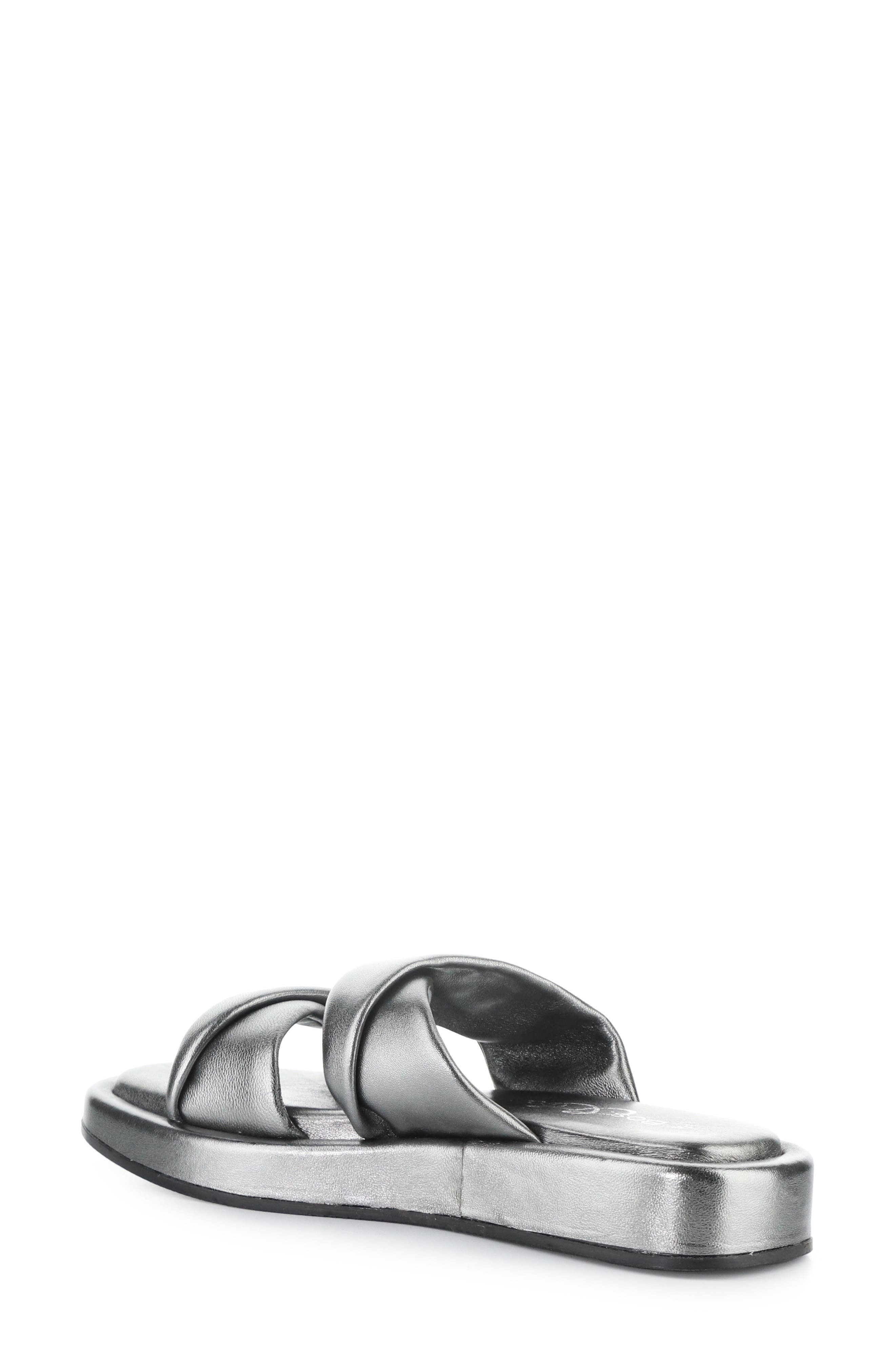 Bos. & Co. Bayla Platform Wedge Slide Sandal, Alternate, color, Pewter Multi