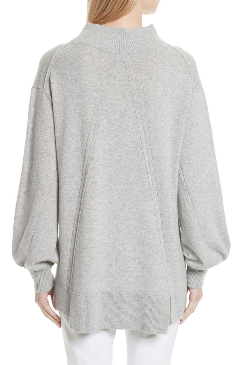 Ace Cashmere Turtleneck Sweater, Alternate, color, LIGHT GREY