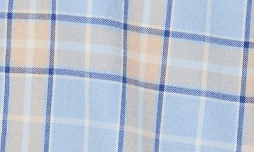 James Campbell Simeon Yarn Dye Plaid Button-up Shirt In Blue