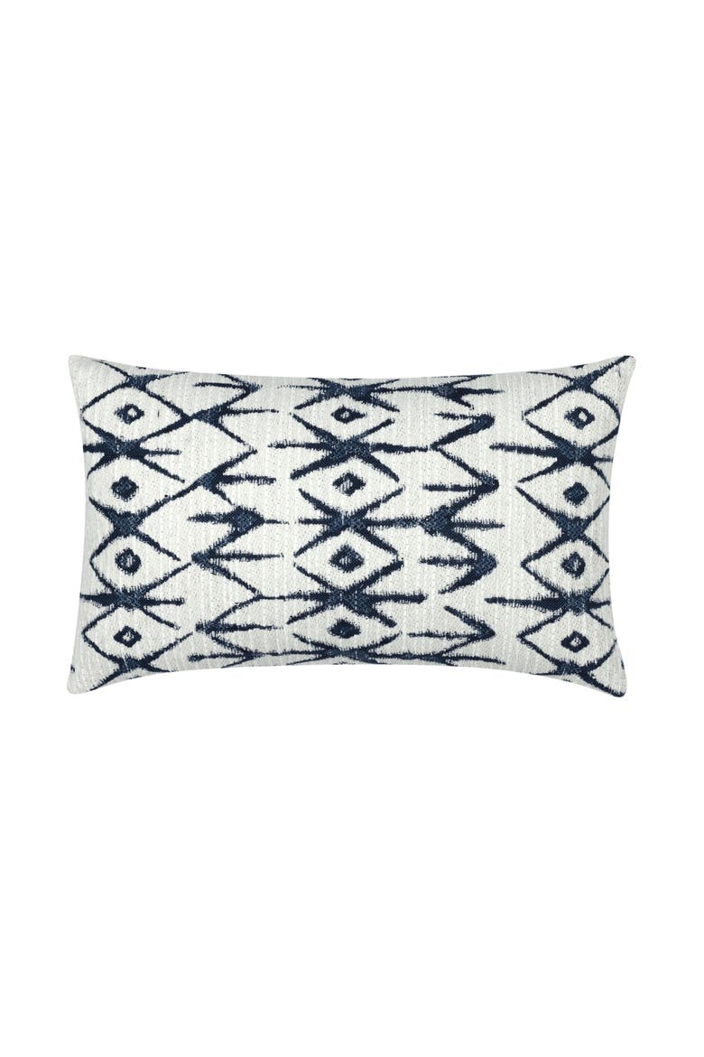 Ritual Indigo Chenille Indoor & Outdoor Woven Accent Pillow, Main, color, Indigo