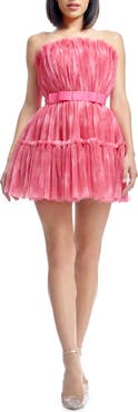 Dress the Population Petra Strapless Cocktail Minidress