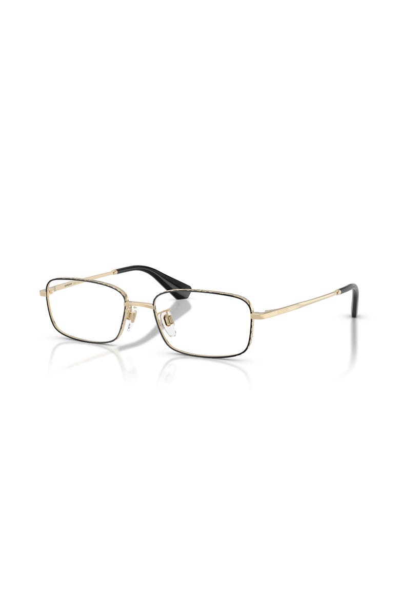 55mm Rectangle optical glasses, Main, color, Black