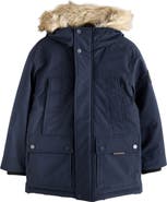 NEXT Kids Water Resistant Faux Fur Trim Insulated Coat