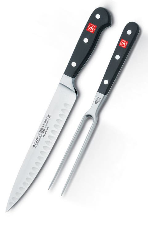 Classic 2-Piece Stainless Steel Carving Set