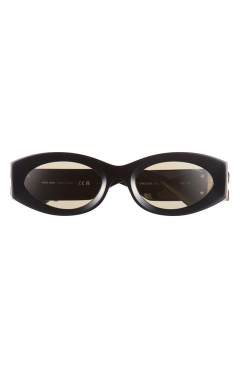 Miu Miu MU 11YS XXL (55 - 22) with Grey lenses and Black