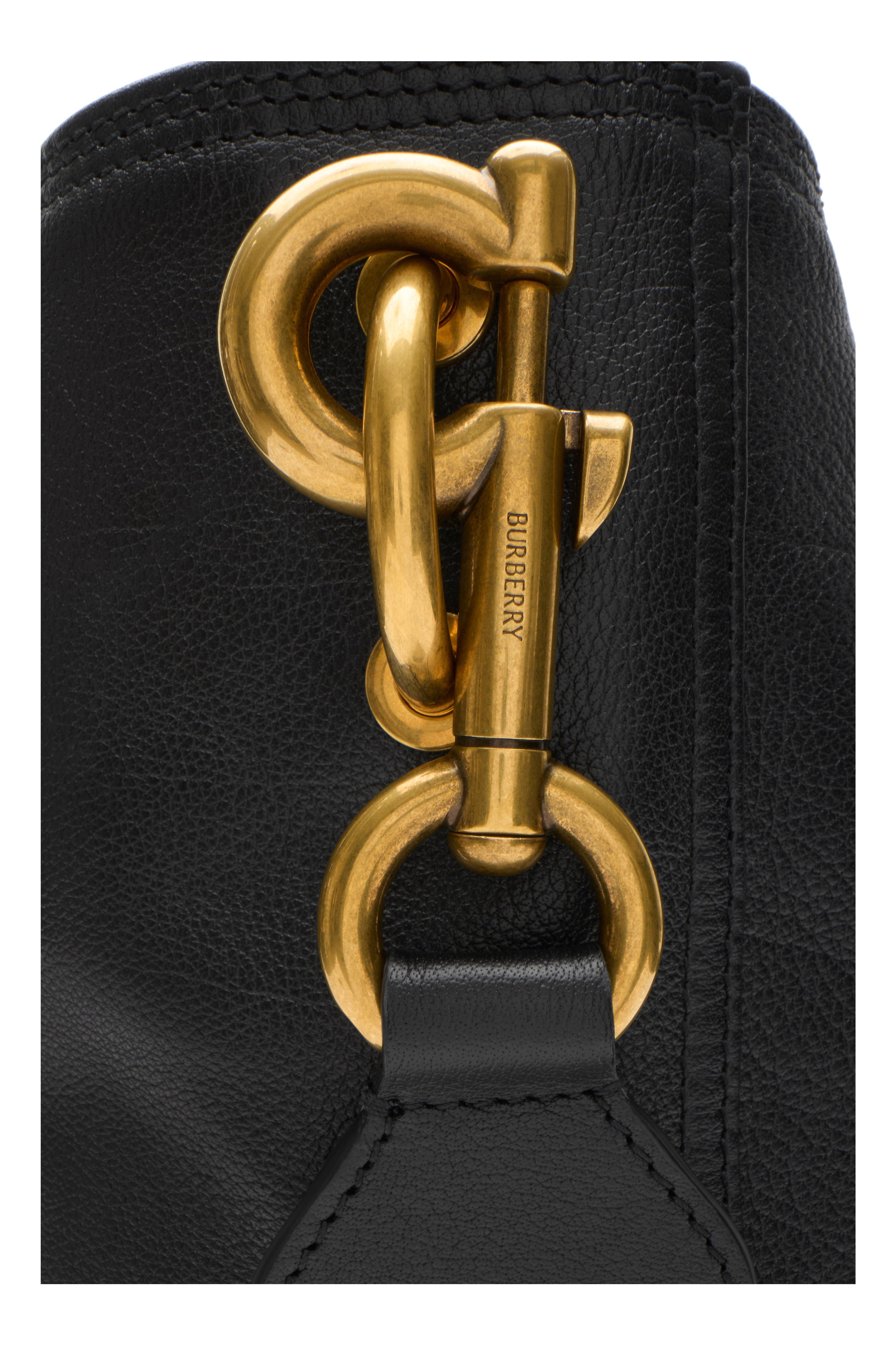 Burberry Medium B Clip Bucket Bag, Alternate, color, 