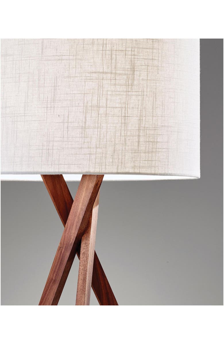ADESSO LIGHTING Brooklyn Table Lamp, Alternate, color, Walnut