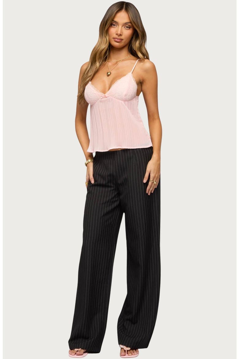 Rhian Lace Pleated Camisole, Alternate, color, LIGHT-PINK