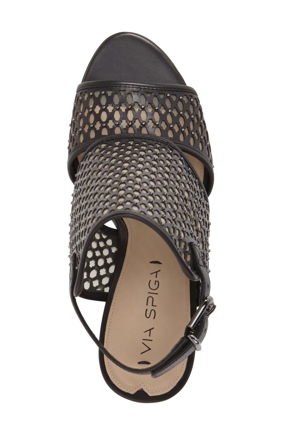 Via Spiga 'Fleur' Open Toe Sandal, Alternate, color, 