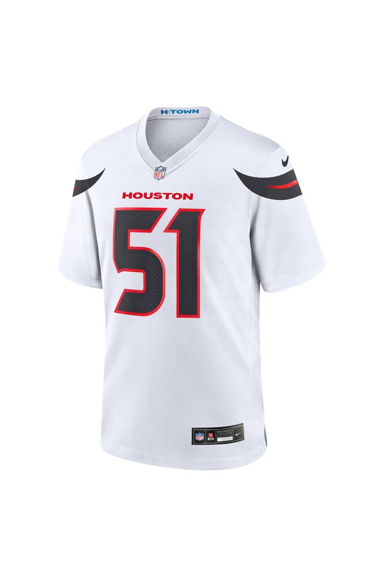 Men's Nike Will Anderson Jr. White Houston Texans Game Jersey, Alternate, color, White
