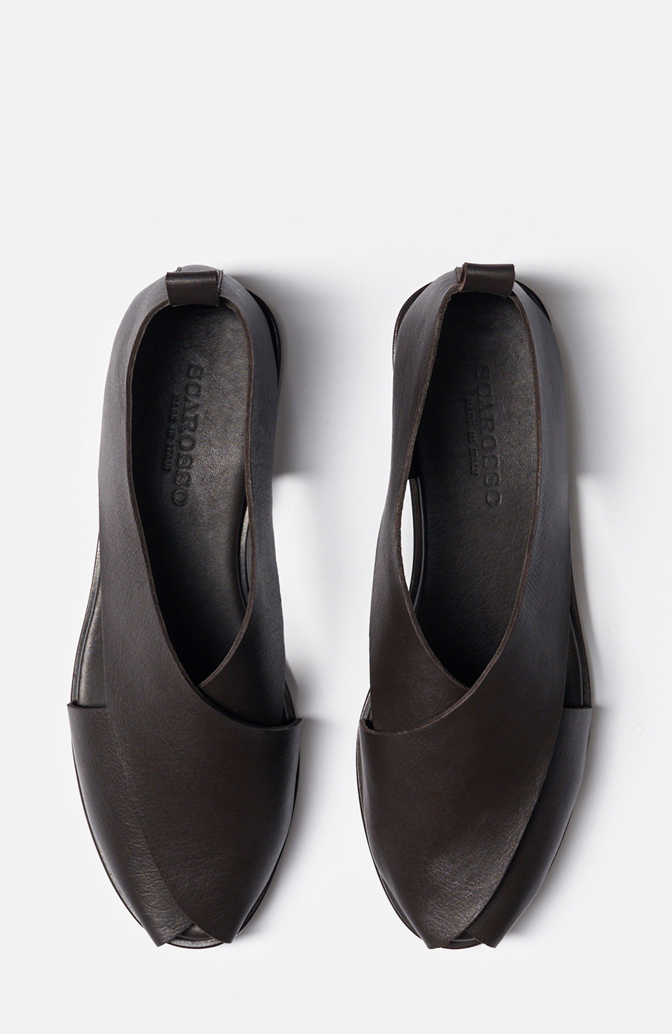 SCAROSSO Eros Sandals, Alternate, color, Dark Brown - Calf Leather