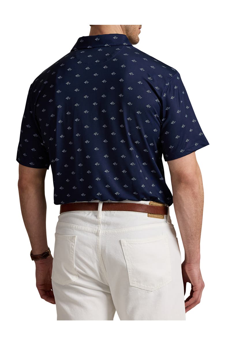 Polo Ralph Lauren Big & Tall Performance Polo Shirt V2, Alternate, color, Navy Prl Deco
