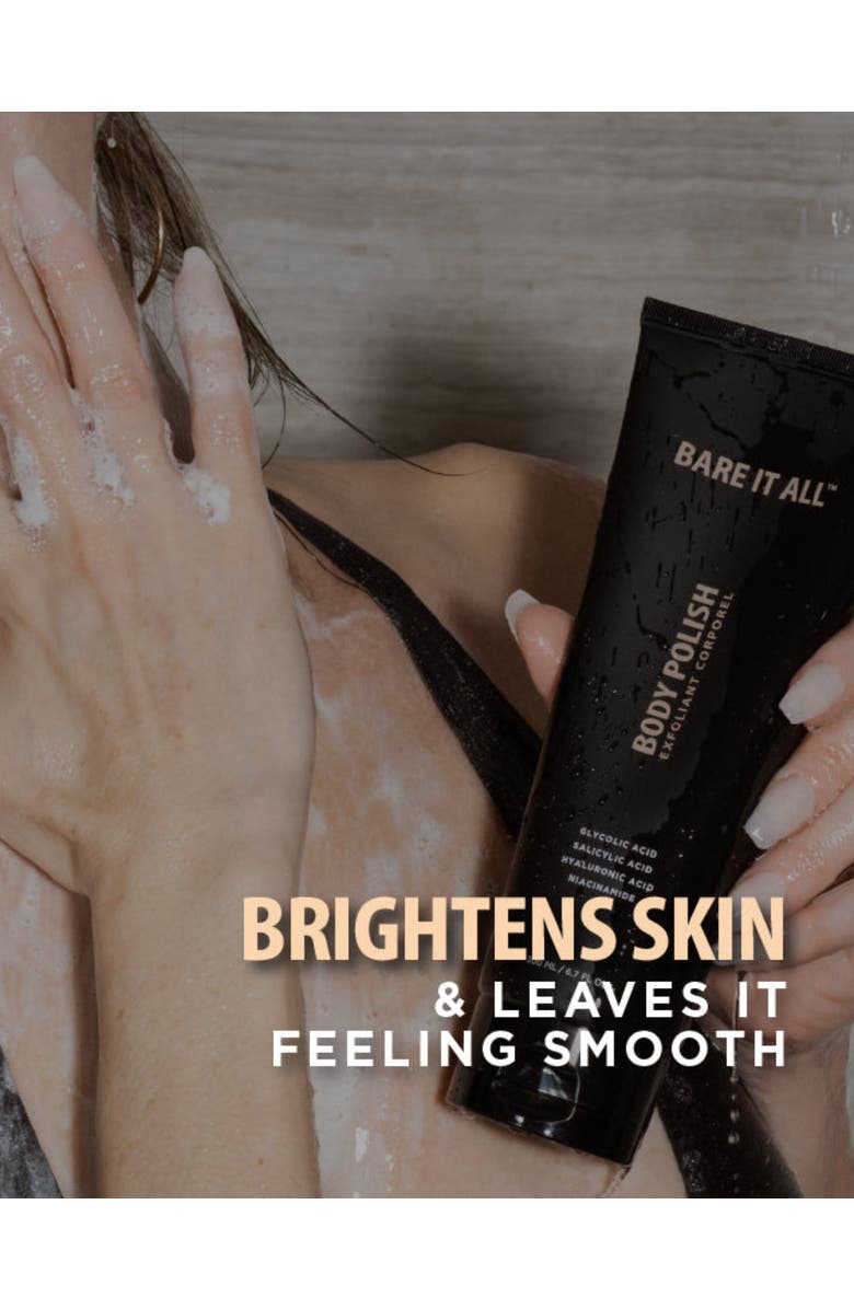 Bare It All Body Polish Dual Action Gel Exfoliator, Alternate, color, Natural