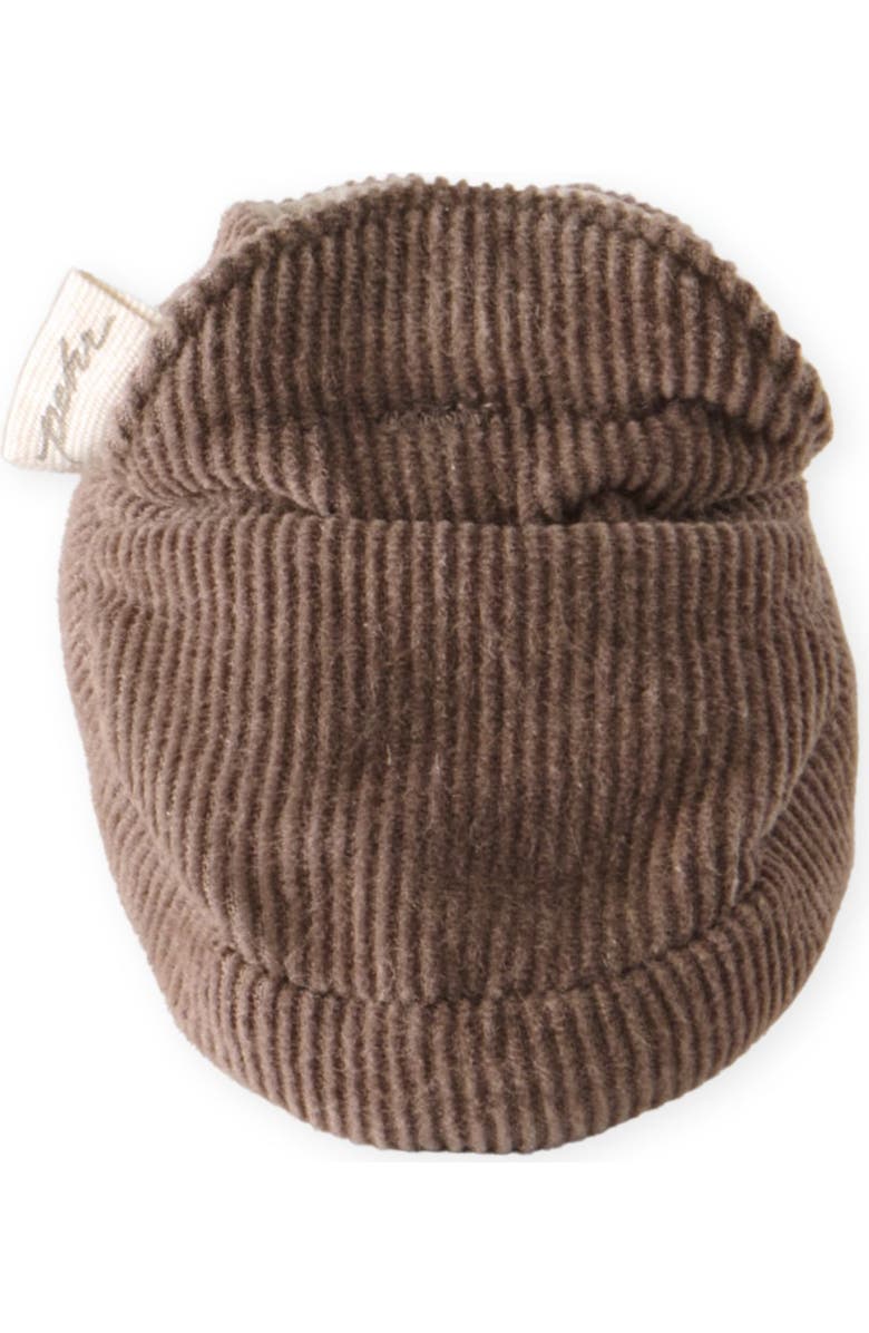 Pehr Organic Cotton Corduroy Bootie, Alternate, color, Portobello