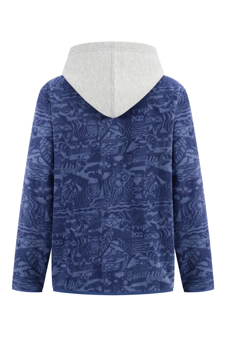 Kids' Surf Days Cotton Blend Fleece Hoodie, Alternate, color, NAVY