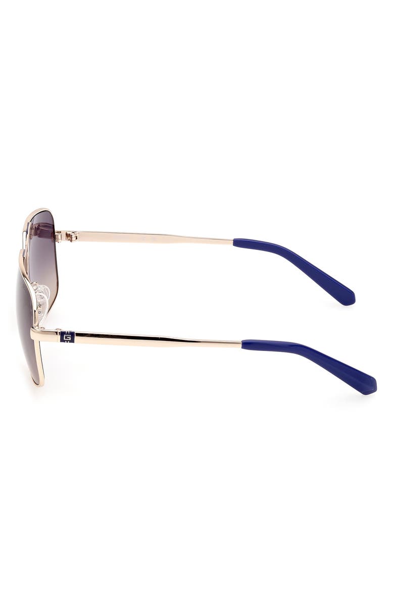 GUESS 61mm Gradient Navigator Sunglasses, Alternate, color, 