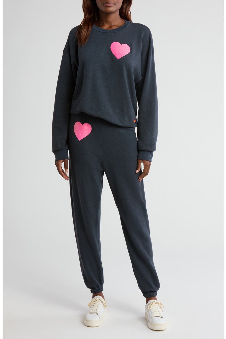 パンツ Glitter Heart Logo sweat pants Glitter Heart Sweatpants (Women) | Nordstrom
