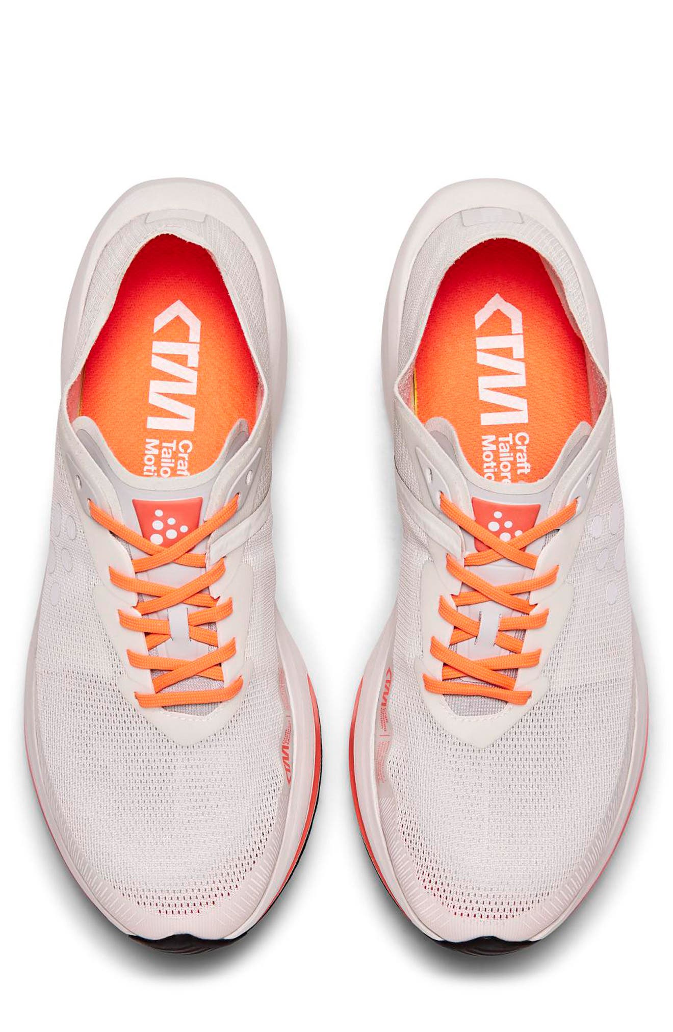 Craft CTM Ultra 3 Running Shoe, Alternate, color, Ash White-Shock