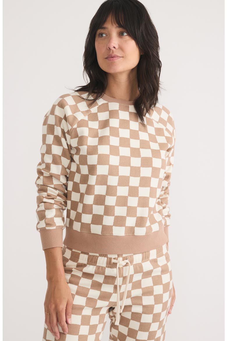 Anytime Check Raglan Sweatshirt, Alternate, color, CHECKER