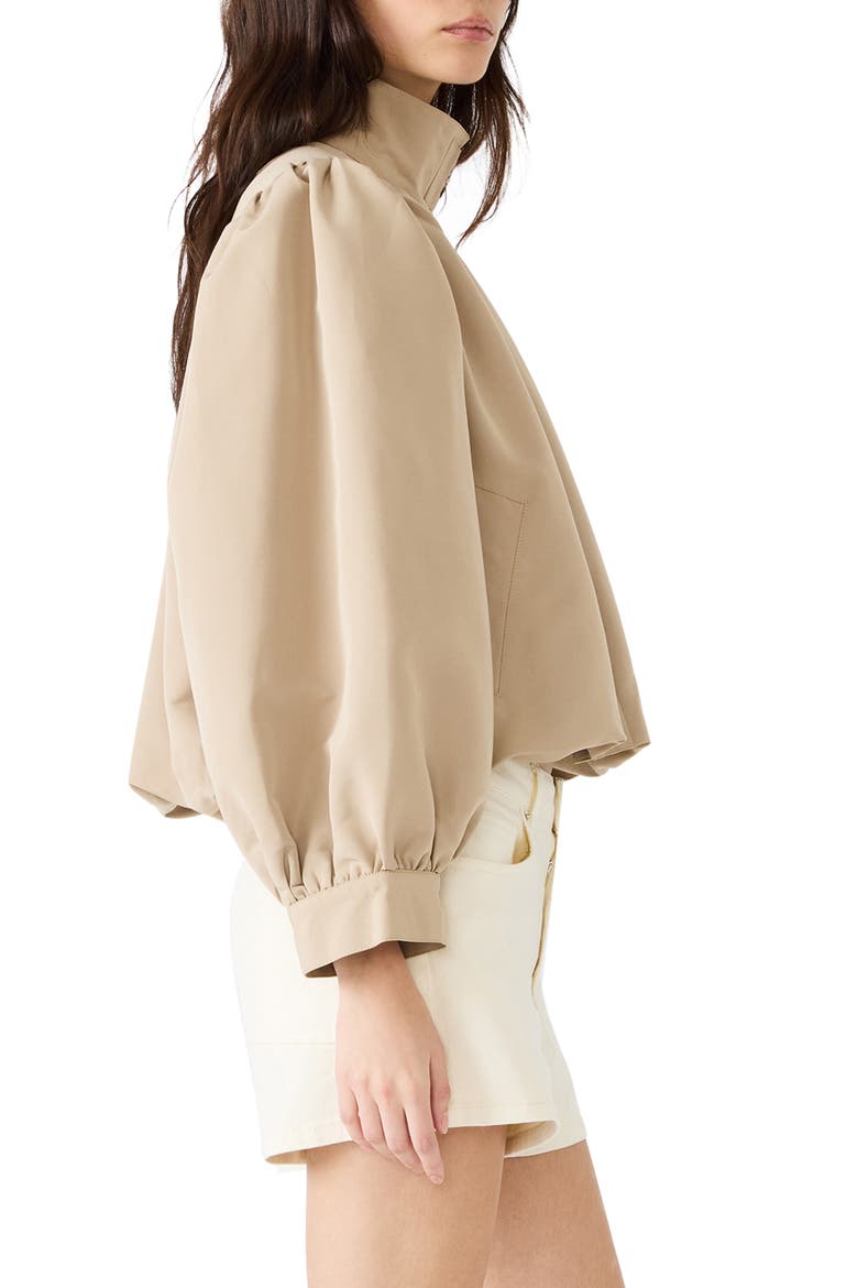 Deedee Blouson Jacket, Alternate, color, TAN