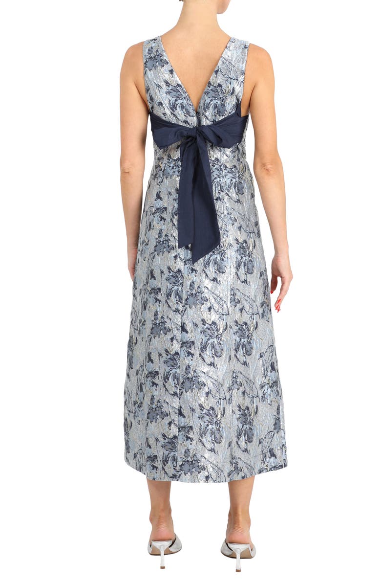 knee length dresses for ladies Baltic Born Womens Agnes Satin Maxi Dress | Dark Green Floral