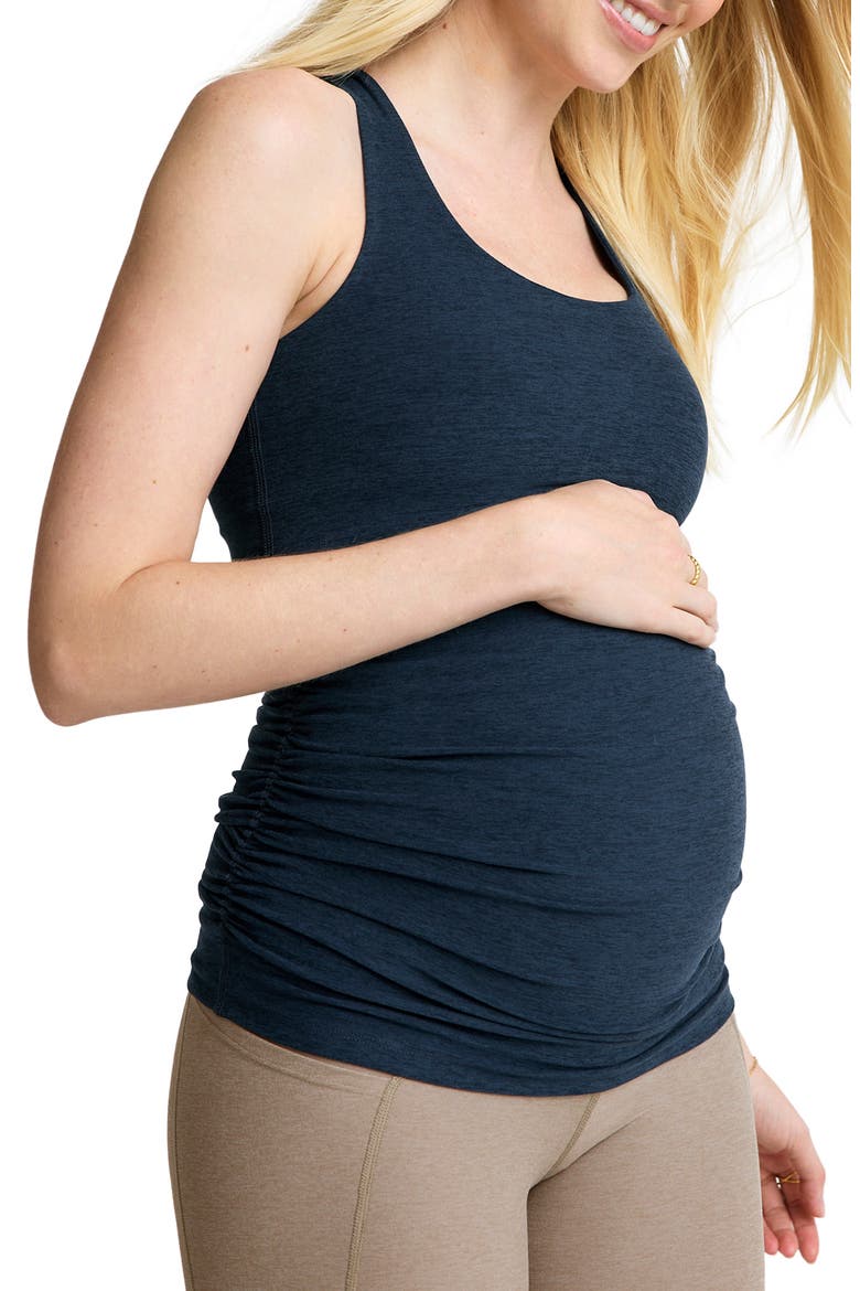 Racerback Maternity Camisole, Alternate, color, NOCTURNAL NAVY
