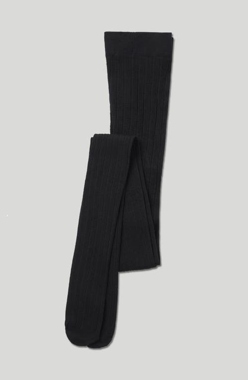 Swedish Stockings Freja Rib Wool Blend Tights In Black